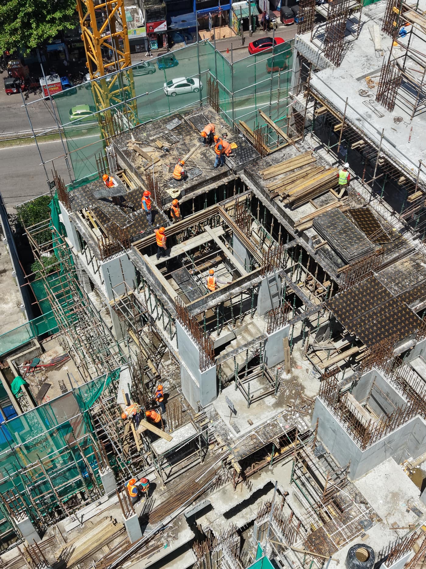 Slab formwork from above, Fairway Latitude, June 2026